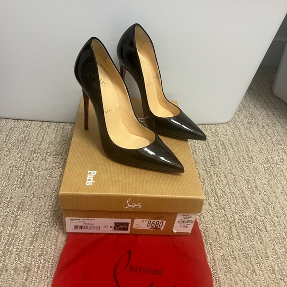 Christian Louboutin so kate 120 size 7.5 patten leather - Picture 5 of 8